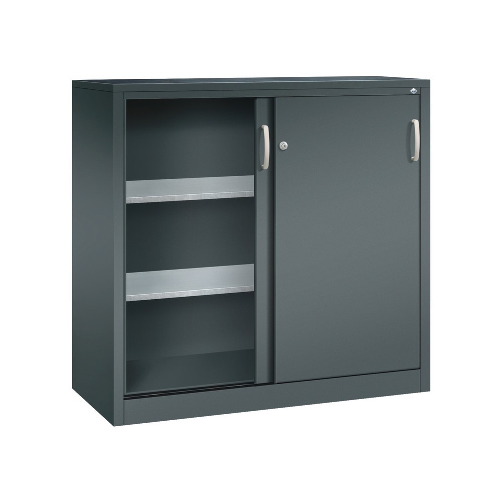 Produktabbildung Nr. 3: Zwarelast-schuifdeurenkast C+P, hxbxd 1.200 x 1.200 x 500 mm, antracietgrijs, antracietgrijs